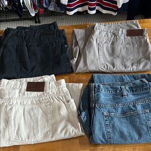 Calvin Klein Jeans Beige and Black Pants